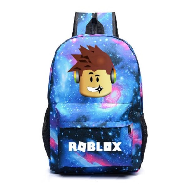 Roblox Ryggsäck Barn Skola Väska Studenter Resväska Present B