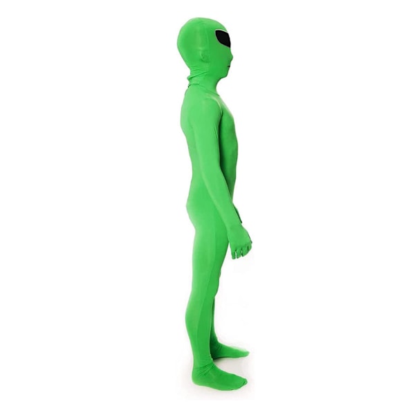 Alien Cosplay Kostym Jumpsuits för Män Pojkar Halloween Kostym 140cm