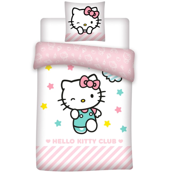 Hello Kitty Bäddset - Påslakan och Örngott multifärg