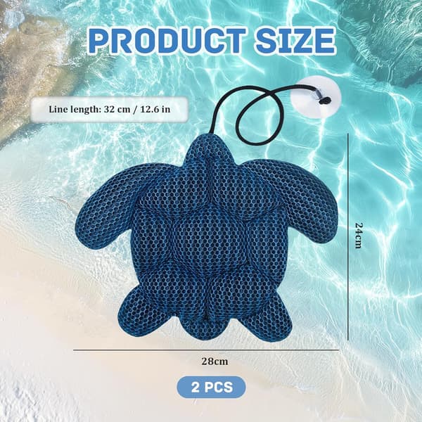Whirlpool skumabsorberende 2 stykker, skildpadde olieabsorberende svampeskumbolde