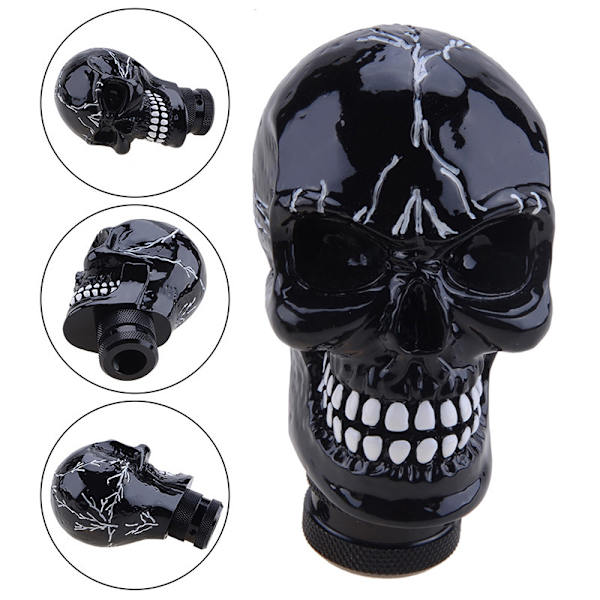 Universal Black Car Skull Gear Shift Knob