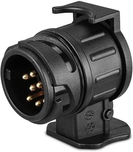 13/7 Ny version trailerstikadapter 13-polet til 7-polet til bil, trailer, lastbil, campingvogn