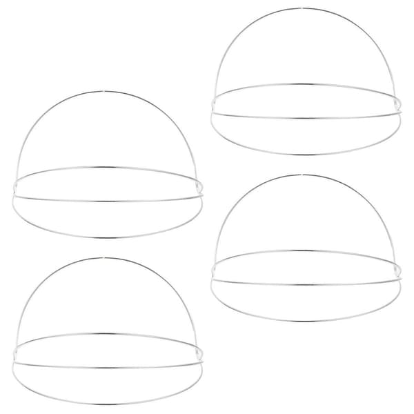 4 stk bøyelig kronehodebåndrammer DIY hårpynt base metall tiara laging hodeplagg baser for Hanfu og renessanse kostyme tilbehør