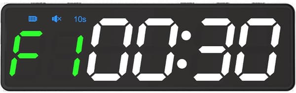 Sports Stopwatch Rechargeable Portable Countdown Timer with Magnetic Back
