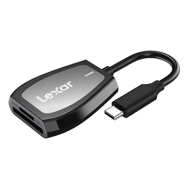Lexar 470U USB 3.2 kortleser Type C til SD/Micro-SD/TF-adapter