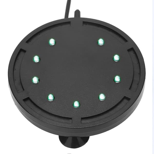 LED Boblesten Akvarium Luftpumpe Iltspreder med EU-stik, 100-220V