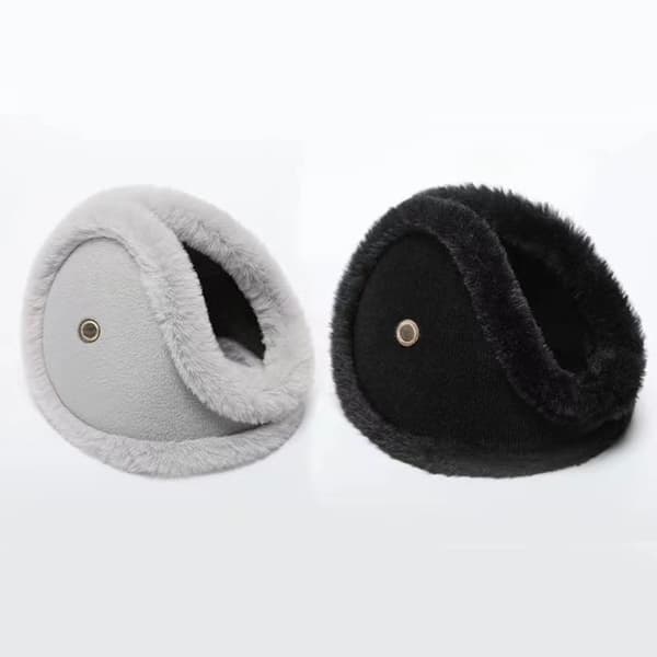 Tykke fløjlsørevarmer til mænd, perfekte til vinterridning, stilfulde ørebeskyttere til studerende. [DB] Vinterørevarmer Winter Earmuffs