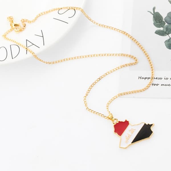 Irak Kart-Halsband i Legering