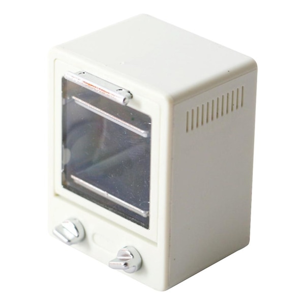 Lasten leikkikokkisetti, miniatyyrikeittiövälineet, leikkikokkausvälineet, lasten leikkikone, simuloitu uuni White 5X3.7X3CM