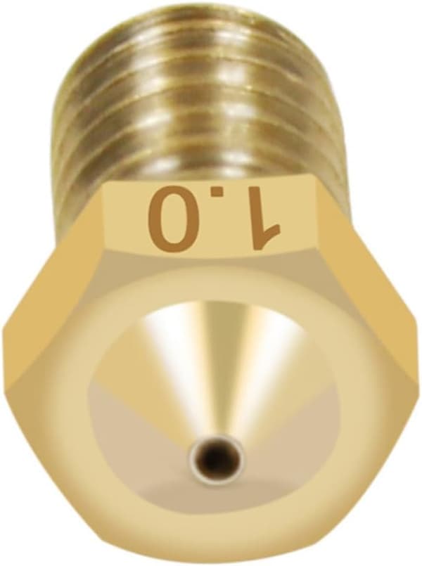13 stk messing 3D-printerdyser ekstruderhoveder M6-gevind kompatibel med 1,75 mm 3 mm filament