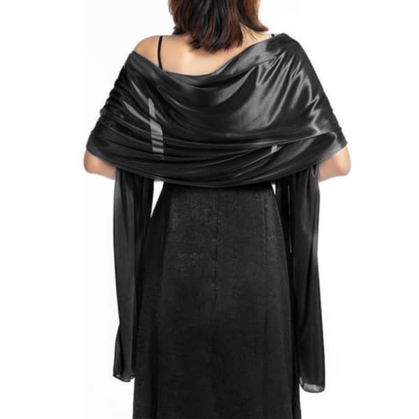 Satinsjal, silketørklæde, elegant blødt stoftørklæde til damefest 8（F2） 8 65*220cm 65*220cm 8