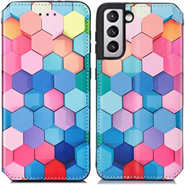 Compatible with Samsung Galaxy S21 Case Girly Luxury, Wallet