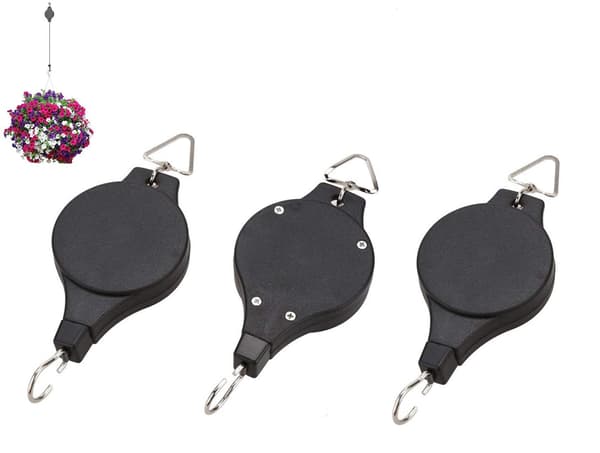 Växtlyftare Blomkrukslyft Hängkrok Infällbar