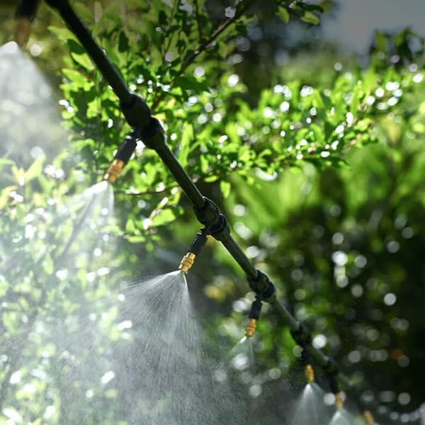 Hullingförsedda T-kopplingar för droppbevattning, 1/2 tums bevattningskoppling, låsbar hullingreducerande T-koppling för droppslang