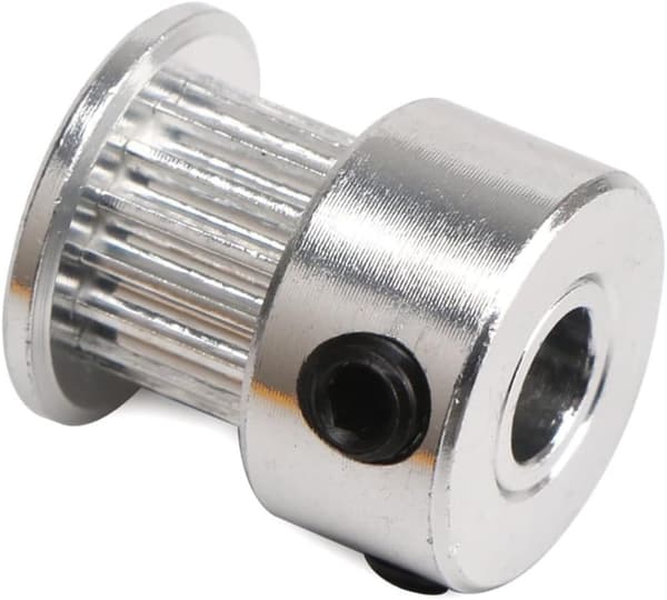10 stk. aluminiumsremskiver med tænder til printer Reprap Mendel Prusa tandremskive