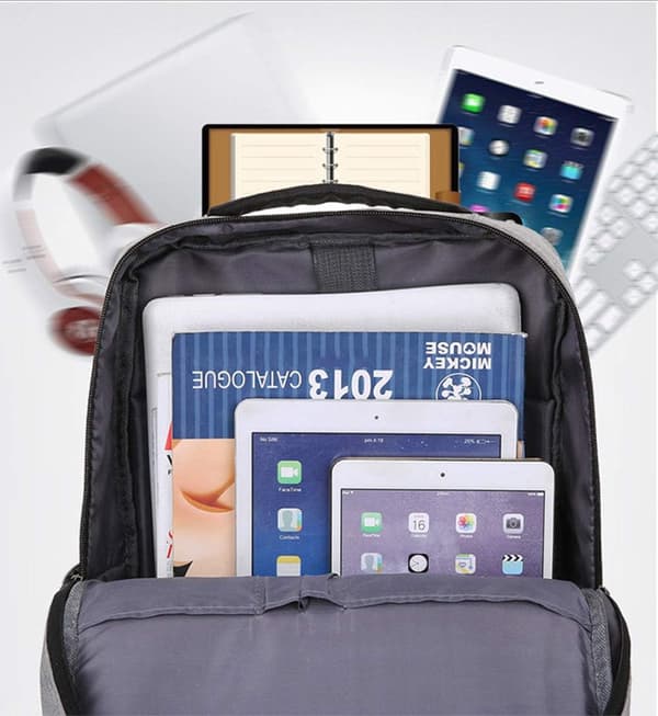 Waterproof Anti-theft Backpack, Multifunctional Business Travel Backpack, Laptop Backpack, with USB Charging Port