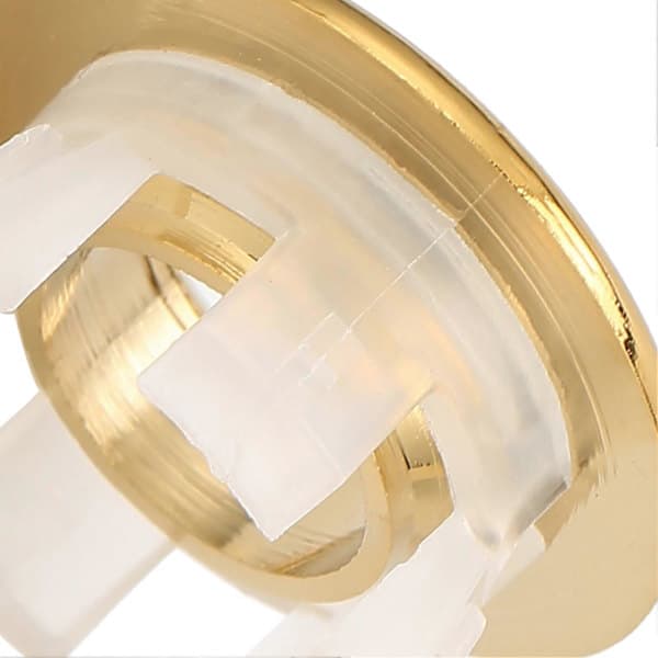 Sink Overflow Cover, Sink Decoration, Bathroom Drain Hole Replacement, Gold