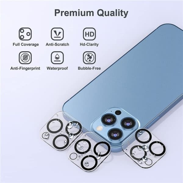 3-pack Camera Protector Tempered Glass iPhone 15 Pro