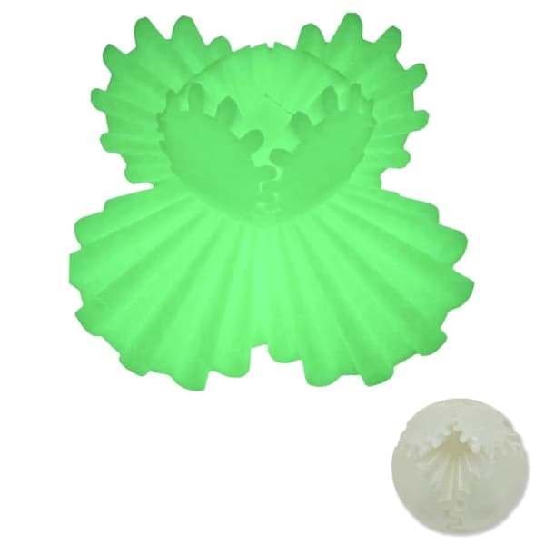 Spin Ball Fidget, 3D-printet Spin Ball Fidget Legetøj Perfekt til stress, til stress- og angstlindring (10,5 cm) Lysende Luminous