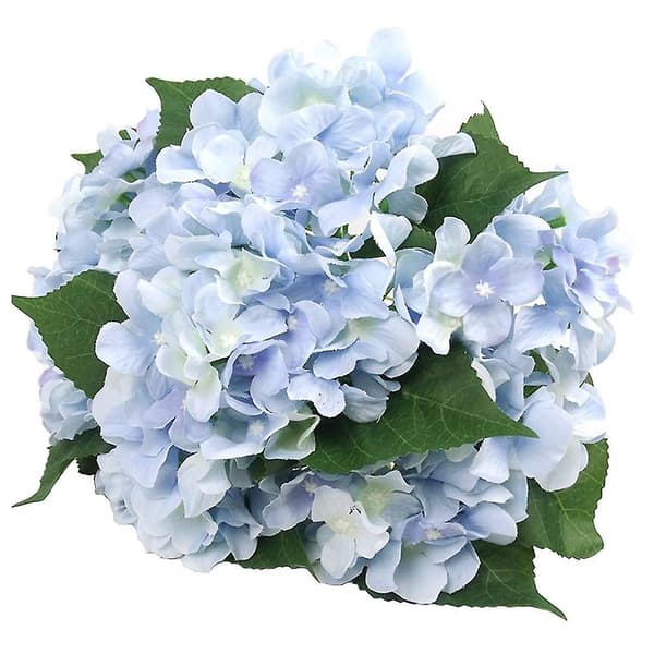 Artificial Silk Flowers 7 Large Head Hydrangea Bouquet for Wedding, Room, Home, Hotel, Party Decoration