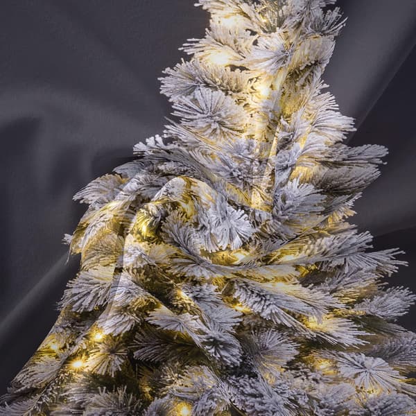 White Christmas Tree Wall Hanging with Lights - Wall Decor for B