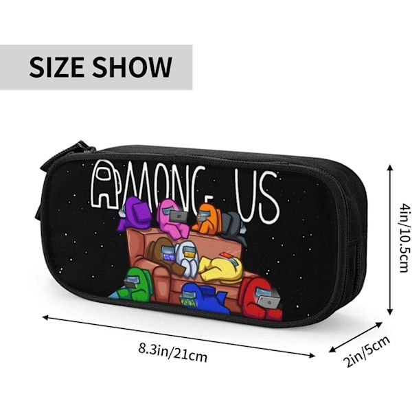 Multifunctional Pencil Case - Large Capacity Pencil Pouch - 2 Compartments