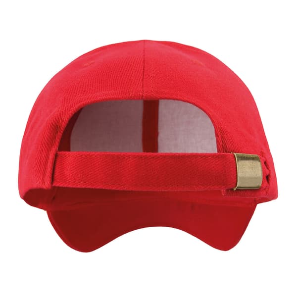 Unisex Voksen Pro Style Heavy Drill Caps Én Størrelse Rød Red One Size