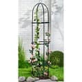 Plant support obelisk - 185 cm high trellis / Rose tower