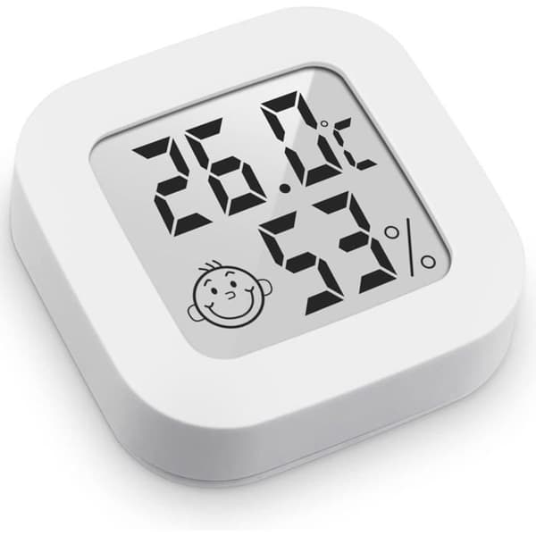 Mini High-Precision Digital Thermometer Hygrometer - Temperature and Humidity Meter - Comfort Level Indicator - Indoor
