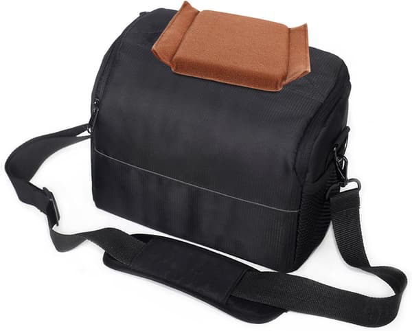 2 st kameraväska avdelare med brun polyester stötdämpande
