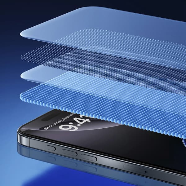 Samsung S23 FE Screen Protector in Tempered Glass with Dust-Free Applicator - 3-pack, Compatible with Samsung S23 FE