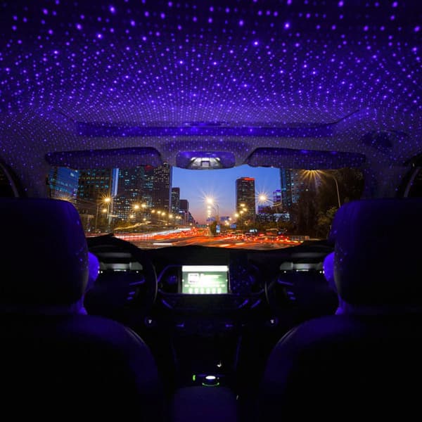 Bil Laser Star Dome -lamppu USB-tunnelmalamppu Auto Star Dome D