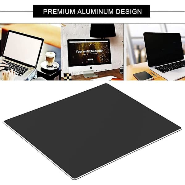 Metall aluminium musematte, hard, ultratynn, tosidig design