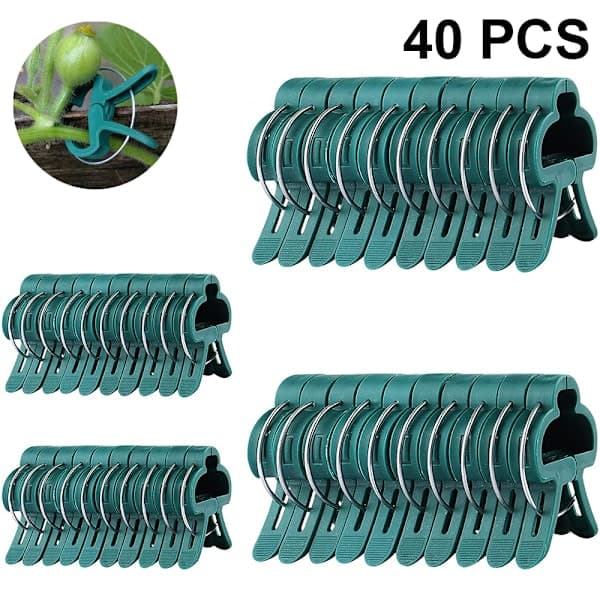 40 Plant Clips och Tomatklämmor för Trädgårdsväxter