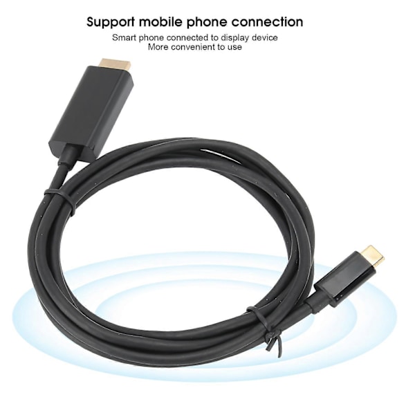 HD Kabeladapter Typ C till HDMI Hane 4K x 2K Laptop till TV Projektor