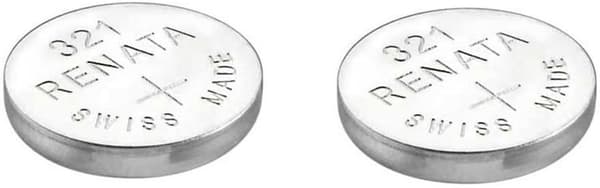 2 x RENATA 321 klockbatterier – SR616SW – silver 1,55v [Energiklass A+++]