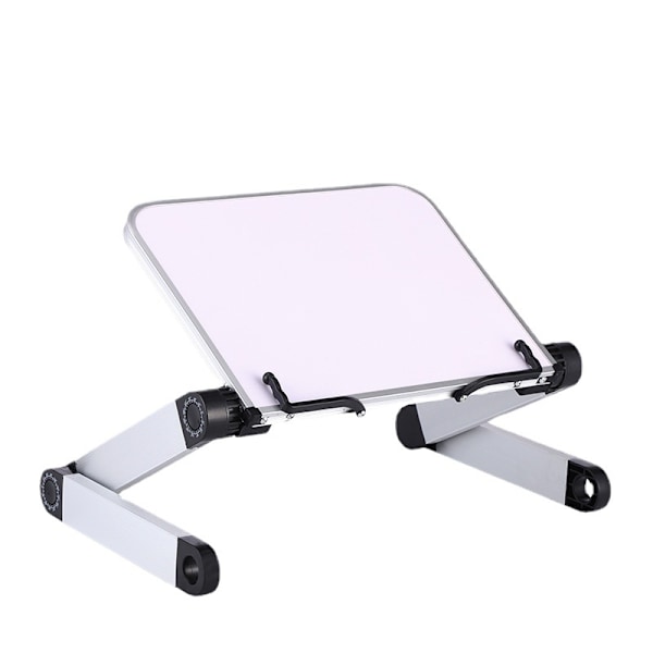 Stor Bokstøtte Justerbar for Seng Sofa, Multifunksjonell Laptopstativ Bokholder med Sideklips, Ergonomisk Multi Høyder Vinkler