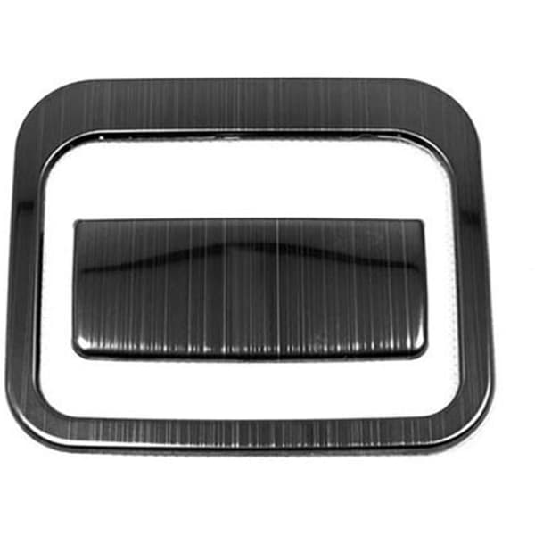 For 2019-2021 Stainless Steel Car Copilot Storage Handle Handle Box Frame Cover Decal Trim Stickers Black