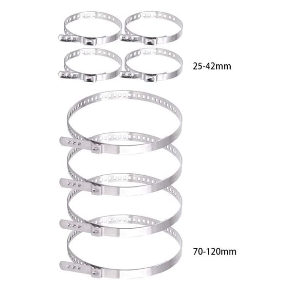 Yleispuristuspihdit - 2 osaa - Leimattu teräs - Luistamaton kahva - 14,6 cm