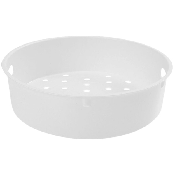 Household Steamer Dish Plastic Food Steamer Thicken Steamer Basket For Electric CookerWhite