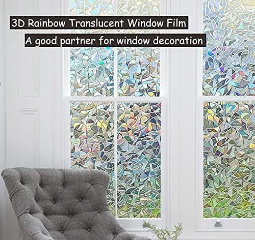 Blå dröm 3D Arc en Ciel (44,5 X 100CM) Umi vindusfilm -