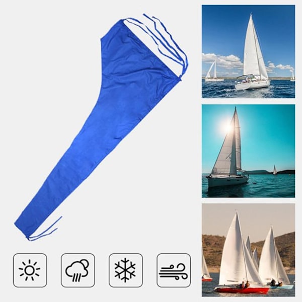 Båt Yachts Utombordsmotor Vattentätt Skydd Båtöverdrag-Segelöverdrag-9-10ft