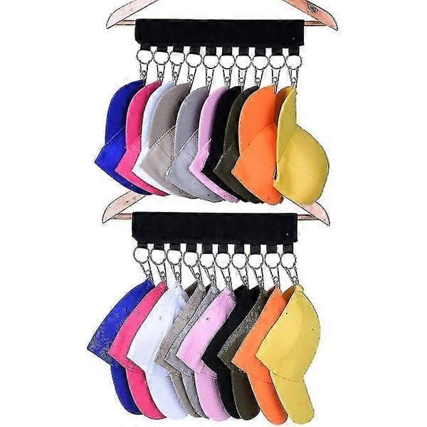 1-pack Cap Organizer Hanger, Baseball Cap Holder, Cap Organizer for Closet, Foldable Clothes