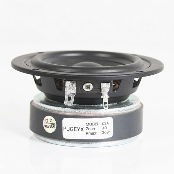 3 inch Full Range Speaker Audio Loudspeaker 4 Ohm 30W HiFi Speaker Stereo Midrange Woofer DIY Home Amplifier