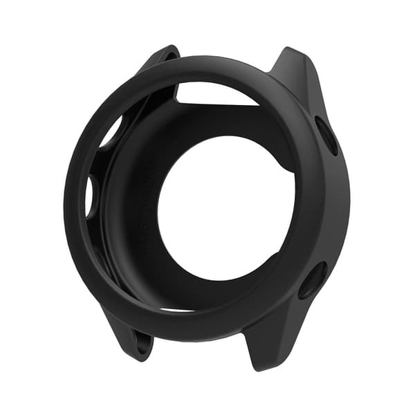 Silikonisuoja yhteensopiva Garmin Forerunner 570 (42mm) kanssa - Musta