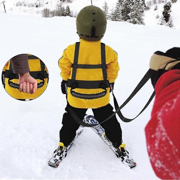 Kids Ski Harness Beginner Ski Training Harness Skating Snowboard Blue blue
