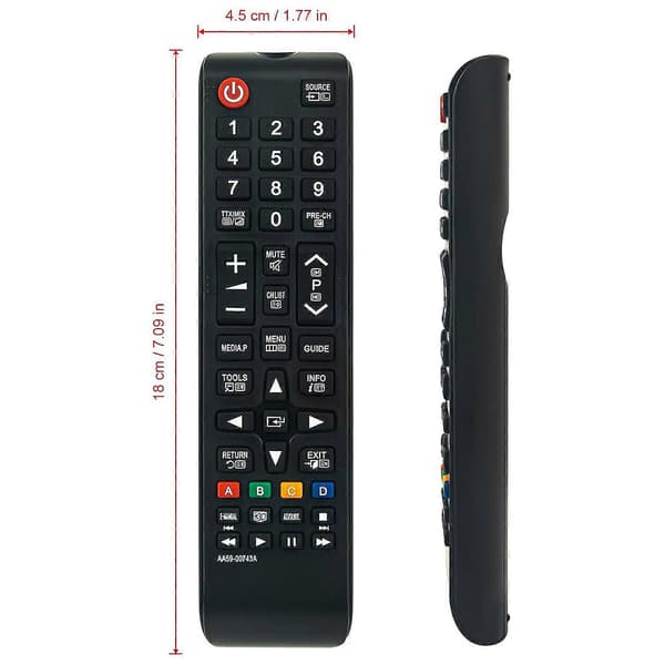 AA59-00743A Replacement for Samsung TV Remote Control ABS TV Remote Control [DB]