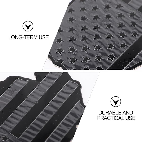 Bilsticker Auto Dekaler Pynt Bilskilt Vindue Visker Auto Stickers Ornament Bilstickere MenBla Black 17.5x10cm