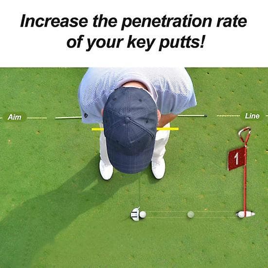 T-shaped Golf Putting Training Aid High Durability Reusable Compact Size Lightweight Left Right Handed Golf Putting Tool