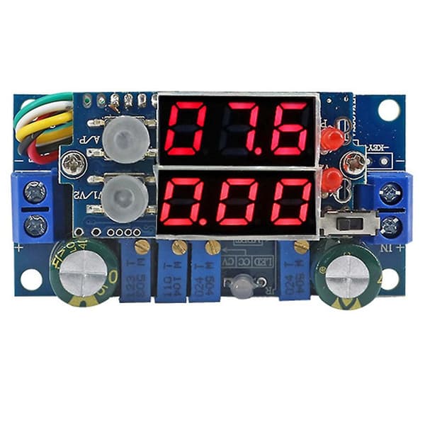 DC 6-36V 5A MPPT LED Digital Solcellepanel Kontroller DC-DC Lade Strømforsyningsmodul CC CV Spenning [DB] Blå Blue